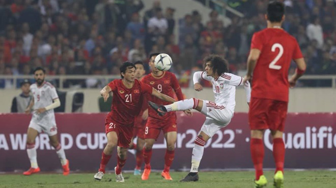Việt Nam đã đánh bại UAE vốn đầy rẫy ngôi sao châu Á với tỷ số 1-0 ở Mỹ Đình năm ngoái