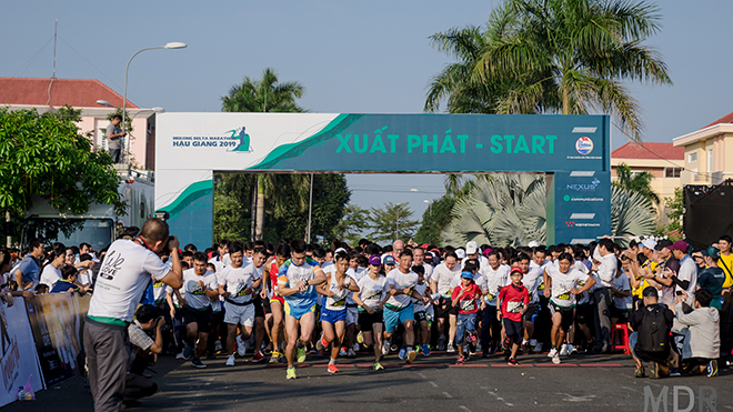 Sau mùa giải 2019 thành công với gần 5 nghìn người tham dự, Giải Mekong Delta Marathon Hậu Giang 2020 hứa hẹn sẽ có lượng người tham dự ấn tượng hơn nữa. Ảnh: N.Trân