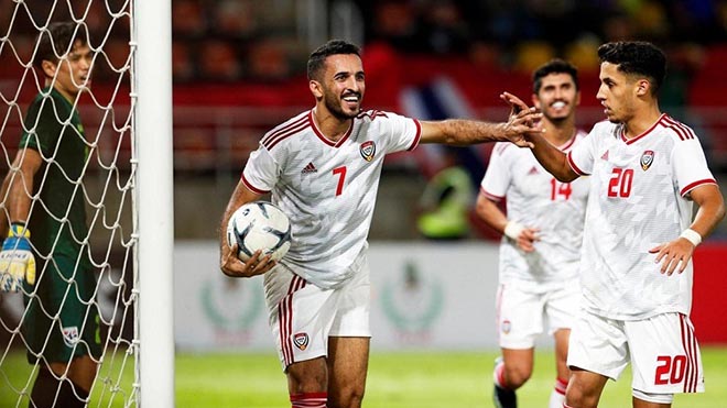 Ali Mabkhout là sát thủ hàng đầu của bóng đá UAE