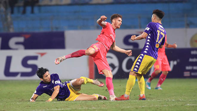 bóng đá Việt Nam, tin tức bóng đá, bong da, tin bong da, HLV Chu Đình Nghiêm, Hà Nội FC, Quang Hải, V League, lịch thi đấu V League, Than QN vs Hà Nội