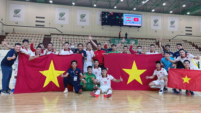 Đội tuyển Việt Nam nằm ở bảng D FIFA Futsal World Cup Lithuania 2021 và tràn đầy cơ hội đi tiếp. Ảnh: VFF