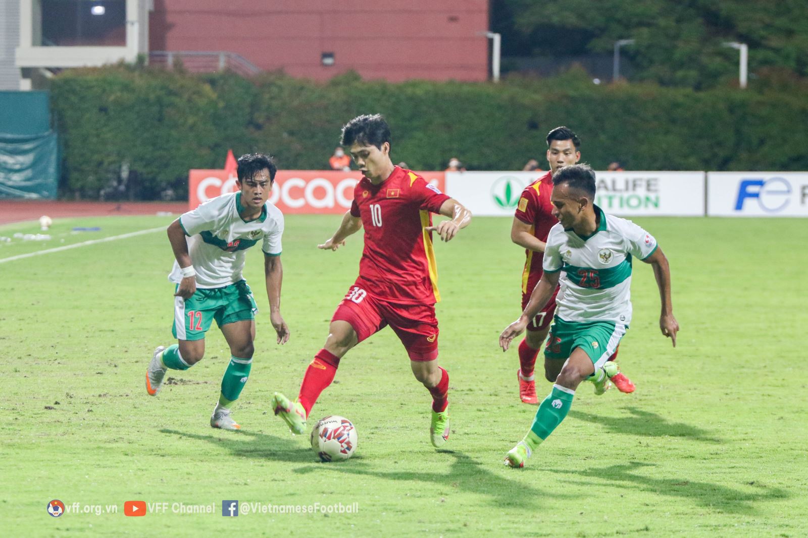 Đội tuyển Việt Nam vẫn thu thập được thêm nhiều hữu ích sau trận hoà không bàn thắng Indonesia. Ảnh: VFF