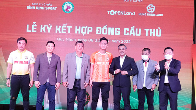 Tấn Tài được thưởng lớn, Bình Định đặt mục tiêu cao tại V-League 2022