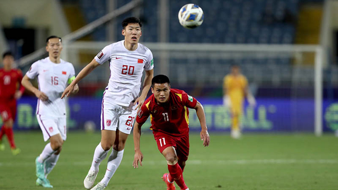 Tuấn Hải đã toả sáng trong trận đấu được ra sân chính thức lần thứ 2 tại Vòng loại thứ 3 World Cup 2022. Ảnh: VFF