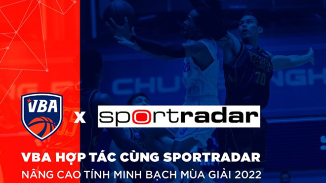 Giải bóng rổ Việt Nam thông báo hợp tác cùng Sportradar. Ảnh: VBA