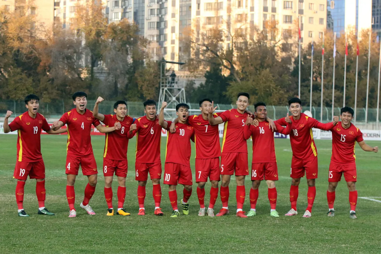 Những gương mặt từng thành công với U23 Việt Nam năm ngoái rất nhiều khả năng sẽ trụ lại đội hình chính thức dự SEA Games 31 với HLV Park Hang Seo. Ảnh: VFF