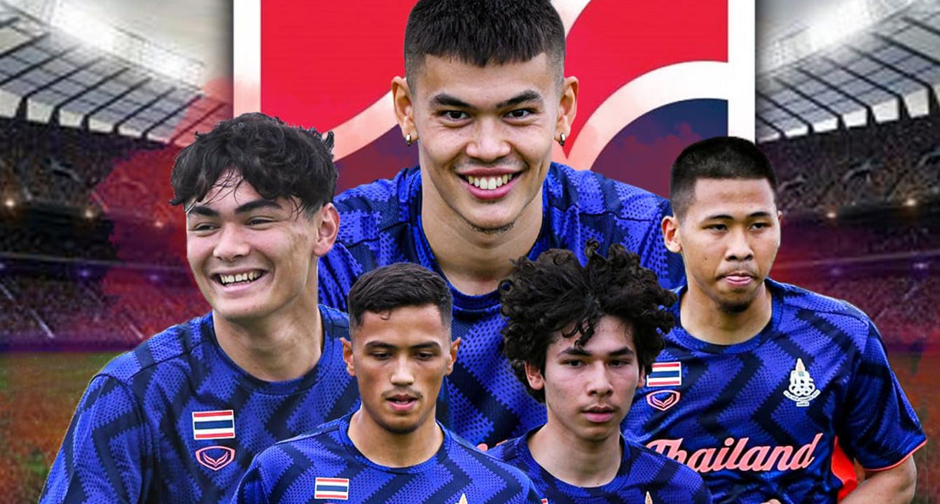 5 ngôi sao trẻ của U23 Thái Lan ở châu Âu trở về dự SEA Games 31. Ảnh: FAT