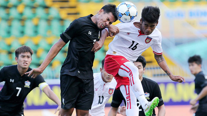 Thái Lan bị Myanmar đánh bại tại giải U21 quốc tế