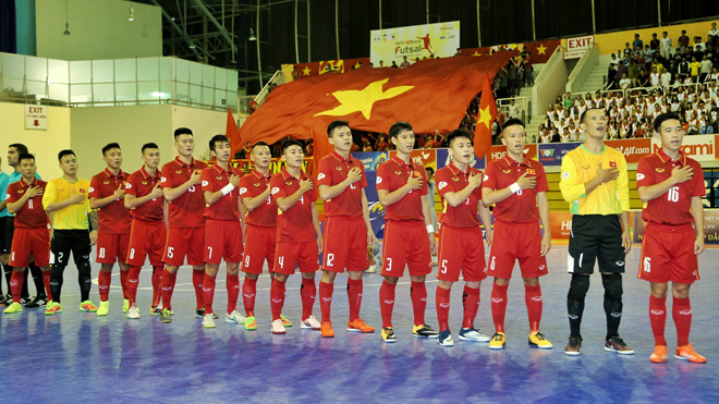 Futsal Việt Nam hy vọng lập kỳ tích ở VCK châu Á 2018