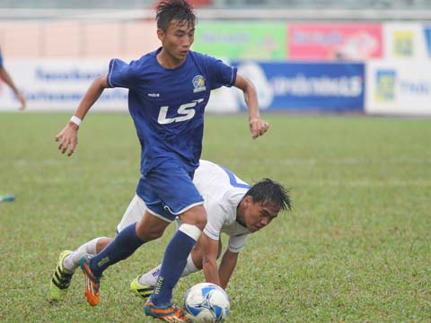 PVF vượt qua Tây Ninh để có mặt ở trận chung kết U15 Quốc Gia 2017. Ảnh: Quang Phương