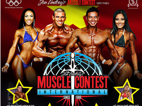 Việt Nam sẽ lần đầu tổ chức Muscle Contest vào tháng 8 tới