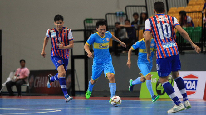 Futsal Việt Nam thất bại ở chung kết giải CLB Đông Nam Á 2017