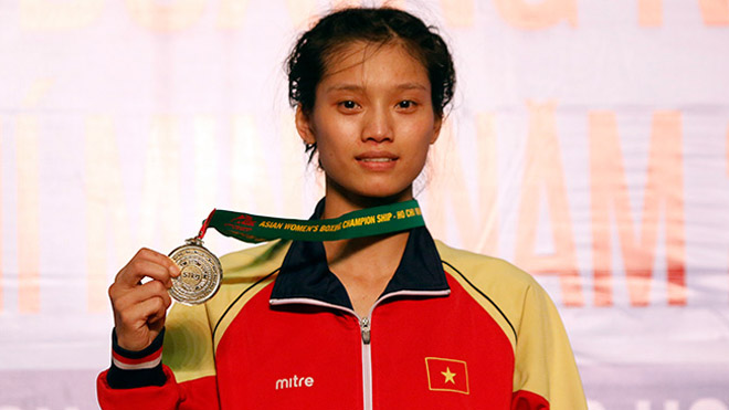 Việt Nam chỉ có 1 HCV giải boxing nữ vô địch châu Á 2017