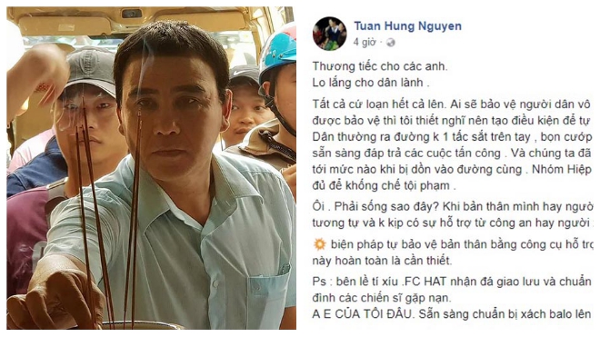 Sao Việt kêu gọi ủng hộ hai hiệp sĩ đường phố Sài Gòn