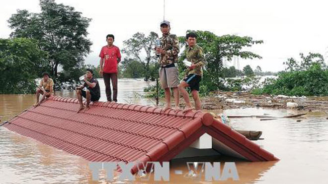 CẬP NHẬT vỡ đập thủy điện ở Lào: Người dân hạ lưu nhận thông báo sơ tán trước khi xảy ra sự cố