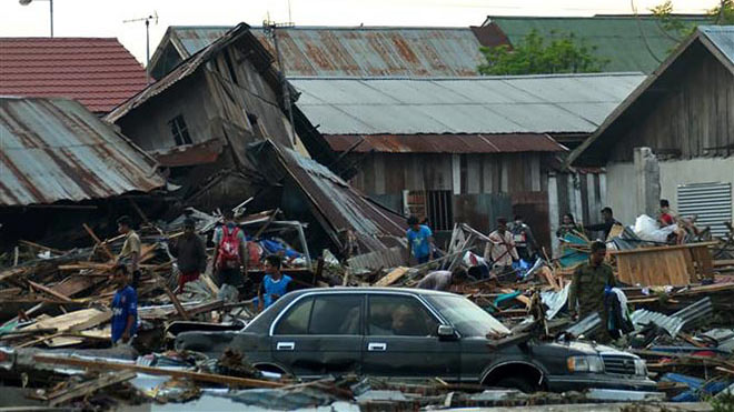 Động đất, sóng thần tại Indonesia: Dùng hình ảnh vệ tinh để xác định ảnh hưởng