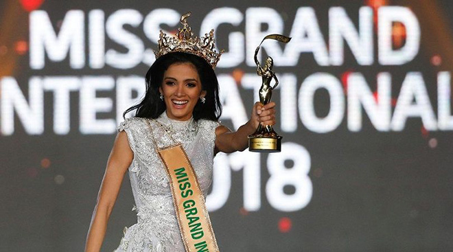 người đẹp Paraguay ngất xỉu khi đăng quang Miss Grand 2018, Miss Grand 2018, tân hoa hậu hòa bình quốc tế 2018, Miss Grand International 2018, nhan sắc Miss grand 2018