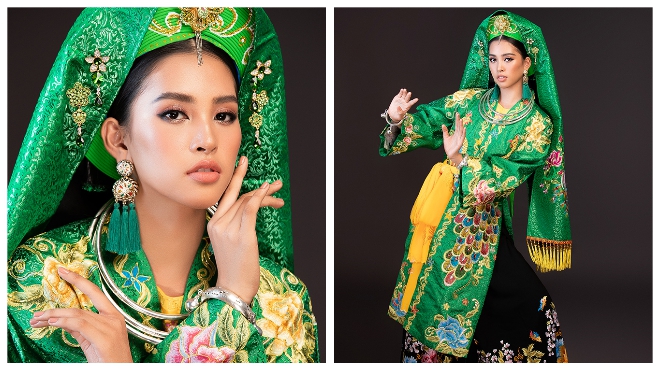 Hoa hậu Thế giới 2018: Trần Tiểu Vy múa chầu văn 'Cô đôi thượng ngàn'