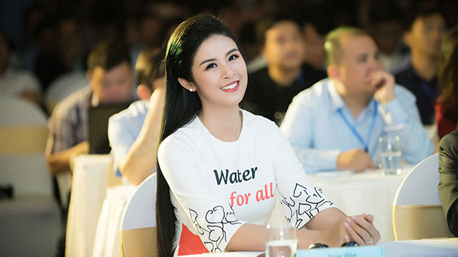 Hoa hậu Ngọc Hân trở thành đại sứ của 'Ngày nước thế giới 2019'