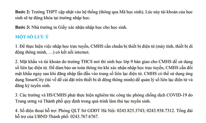 Xác nhận nhập học vào 10, xác nhận nhập học lớp 10 trực tuyến, xác nhận nhập học, Xác nhận nhập học lớp 10, Xác nhận nhập học lớp 10 Hà Nội, xác nhận nhập học trực tuyến