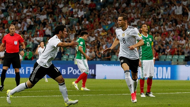 Đức 4-1 Mexico: Goretzka lập cú đúp, dàn sao trẻ Đức thẳng tiến vào Chung kết gặp Chile