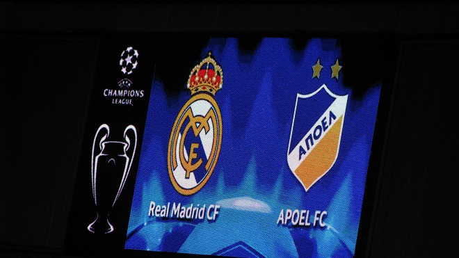 Link xem trực tiếp Champions League trận Real Madrid - APOEL (01h45, ngày 14/9)