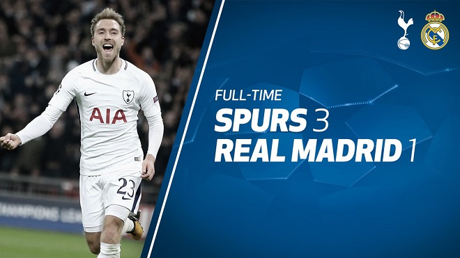 Tottenham 3-1 Real Madrid: Dele Alli lập cú đúp, Spurs giành vé. Real bạc nhược thua liên tiếp