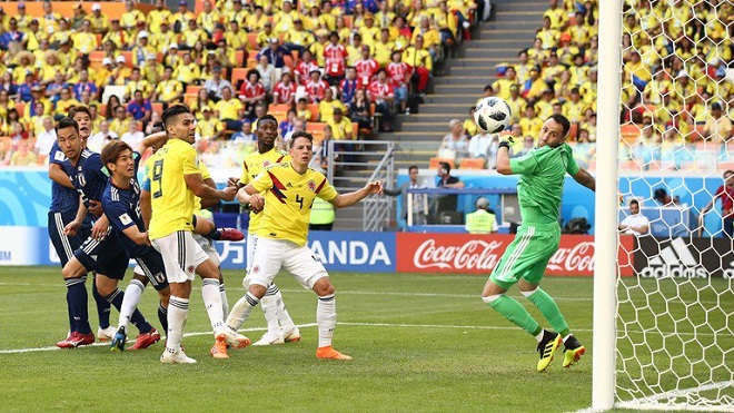 Colombia 1-2 Nhật Bản: Kagawa và Osako ghi bàn, Nhật Bản tạo bất ngờ khi thắng Colombia