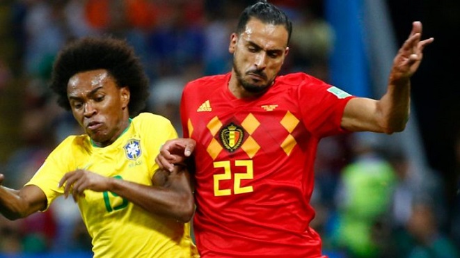 Nacer Chadli: 'Thắng Brazil rồi, Bỉ giờ chẳng phải ngán đội nào nữa'