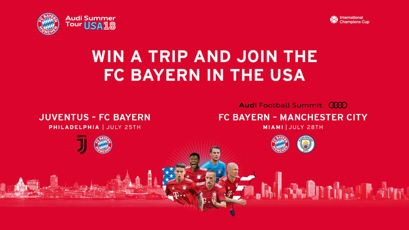 Lịch thi đấu giao hữu Hè 2018 của Bayern Munich (giờ Việt Nam)