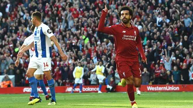 Video clip bàn thắng Liverpool 1-0 Brighton: Salah tỏa sáng ở Anfield