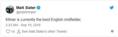 CĐV Liverpool phát cuồng vì thống kê 'khủng' của Milner sau trận thắng PSG