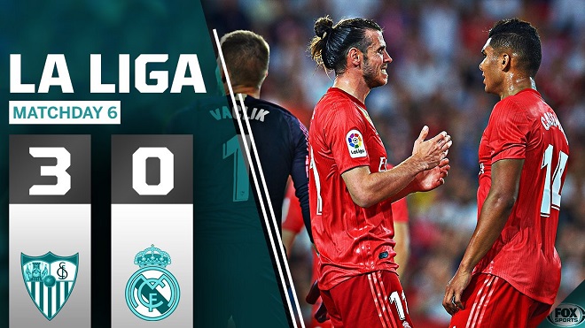 Video Sevilla 3-0 Real Madrid: Thất bại tan tác trong đêm Barca cũng thua sốc