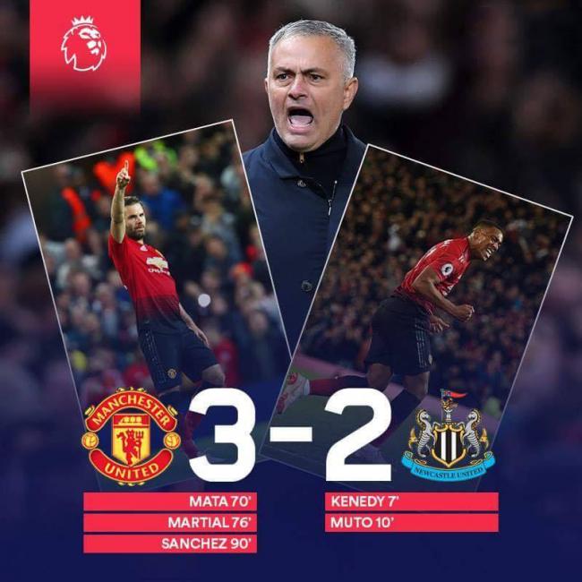 M.U thắng ngược Newcastle: Mourinho khôi phục thần thái 'Người đặc biệt'