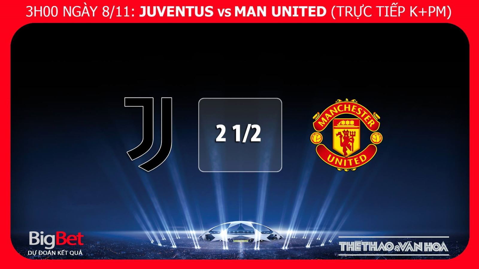 Nhận định bóng đá Juventus vs M.U (03h00 ngày 8/11)