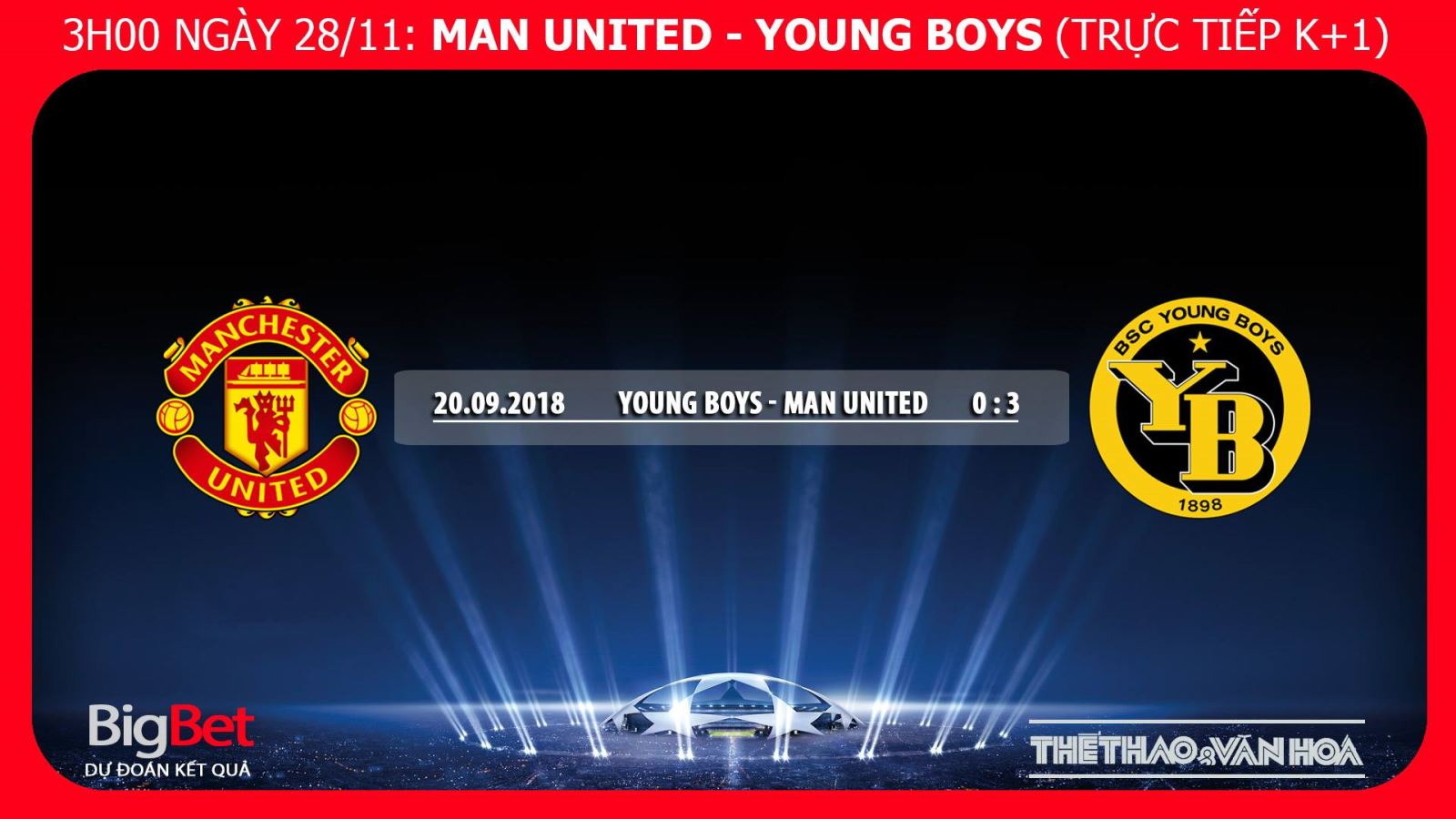 Nhận định bóng đá M.U vs Young Boys (03h00 ngày 28/11) 