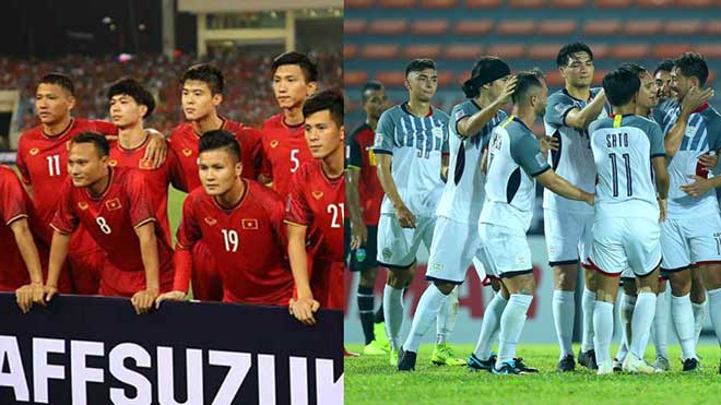 Xem trực tiếp bóng đá Philippines vs Việt Nam. VTV6, VTC3 trực tiếp bán kết AFF Cup 2018
