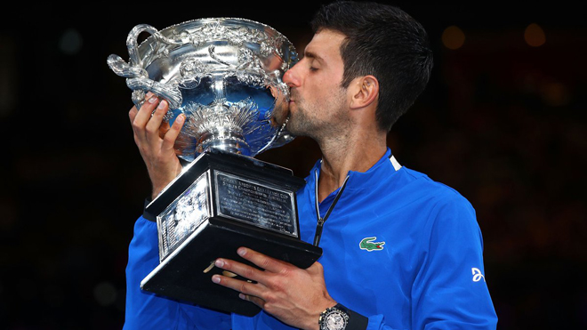 Thắng dễ Nadal, Djokovic lập kỷ lục 7 lần vô địch Australian Open 