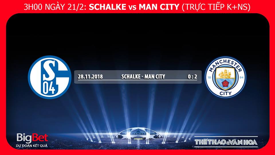 Kèo bóng đá, Nhận định bóng đá Schalke 04 vs Man City, kèo Schalke 04 vs Man City, kèo Schalke 04 vs Man City, kèo Man City, trực tiếp bóng đá, trực tiếp Schalke 04 vs Man City, truc tiep man city