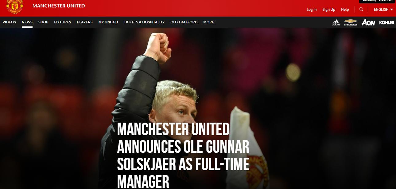 mu, ole gunnar solskjaer, manchester united, mu bổ nhiệm solskjaer, solskjaer làm hlv của mu