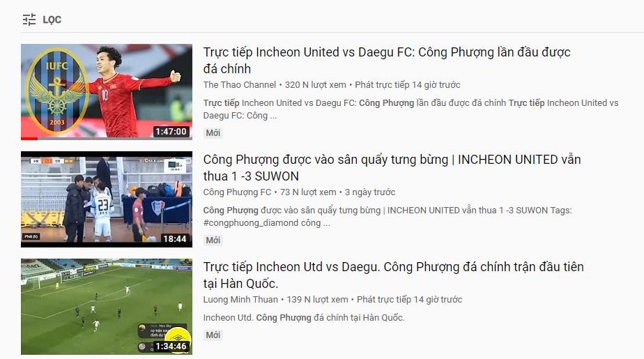 Công Phượng, Incheon United, K-League 2019, Daegu, xem trực tiếp công phượng, xem trực tiếp incheon united, hàn quốc, cong phuong