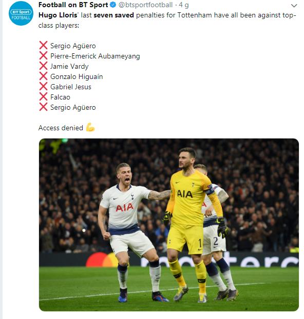 Hugo Lloris, 11m, penalty, cản 11m, cứu thua, Tottenham, Man City, Tottenham 1-0 Man City, kết quả Cúp C1, kết quả bóng đá, Video clip Tottenham 1-0 Man City, lịch thi đấu c1, lịch thi đấu bóng đá hôm nay, VAR