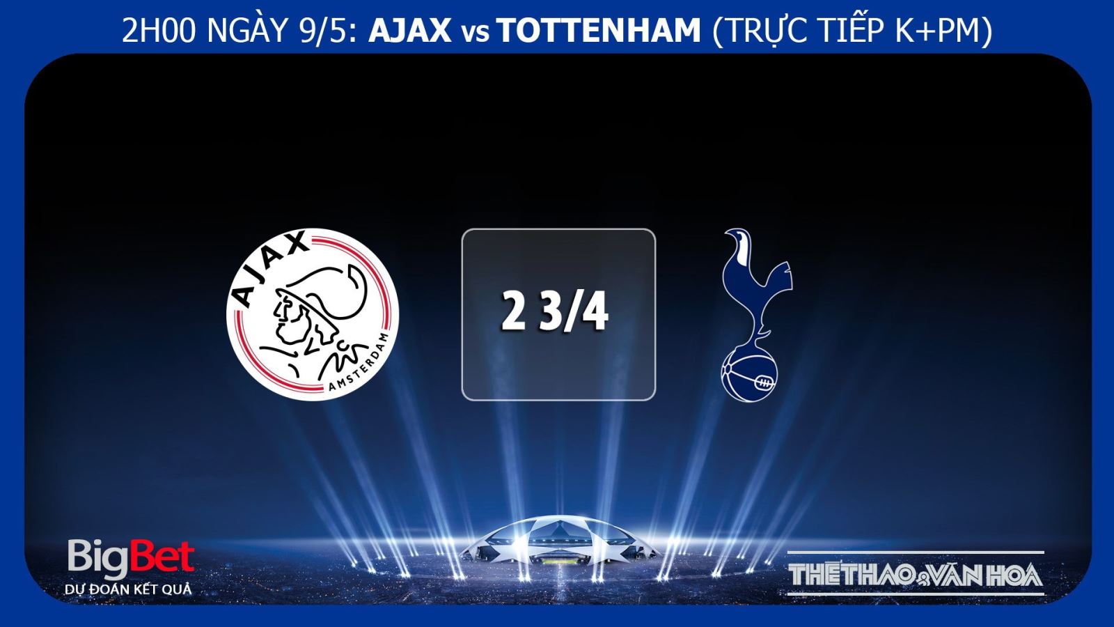 Ajax, Tottenham, Ajax vs Tottenham, nhận định bóng đá Ajax vs Tottenham, kèo Ajax vs Tottenham, kèo Tottenham, kèo Ajax, trực tiếp Tottenham vs Ajax, cúp C1, truc tiep bong da
