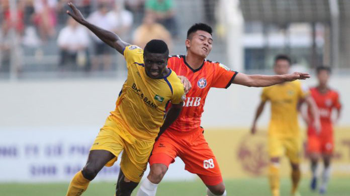 Kết quả bóng đá SLNA 1-0 Bình Định: Sỹ Nam ghi bàn, SLNA giành vé đi tiếp