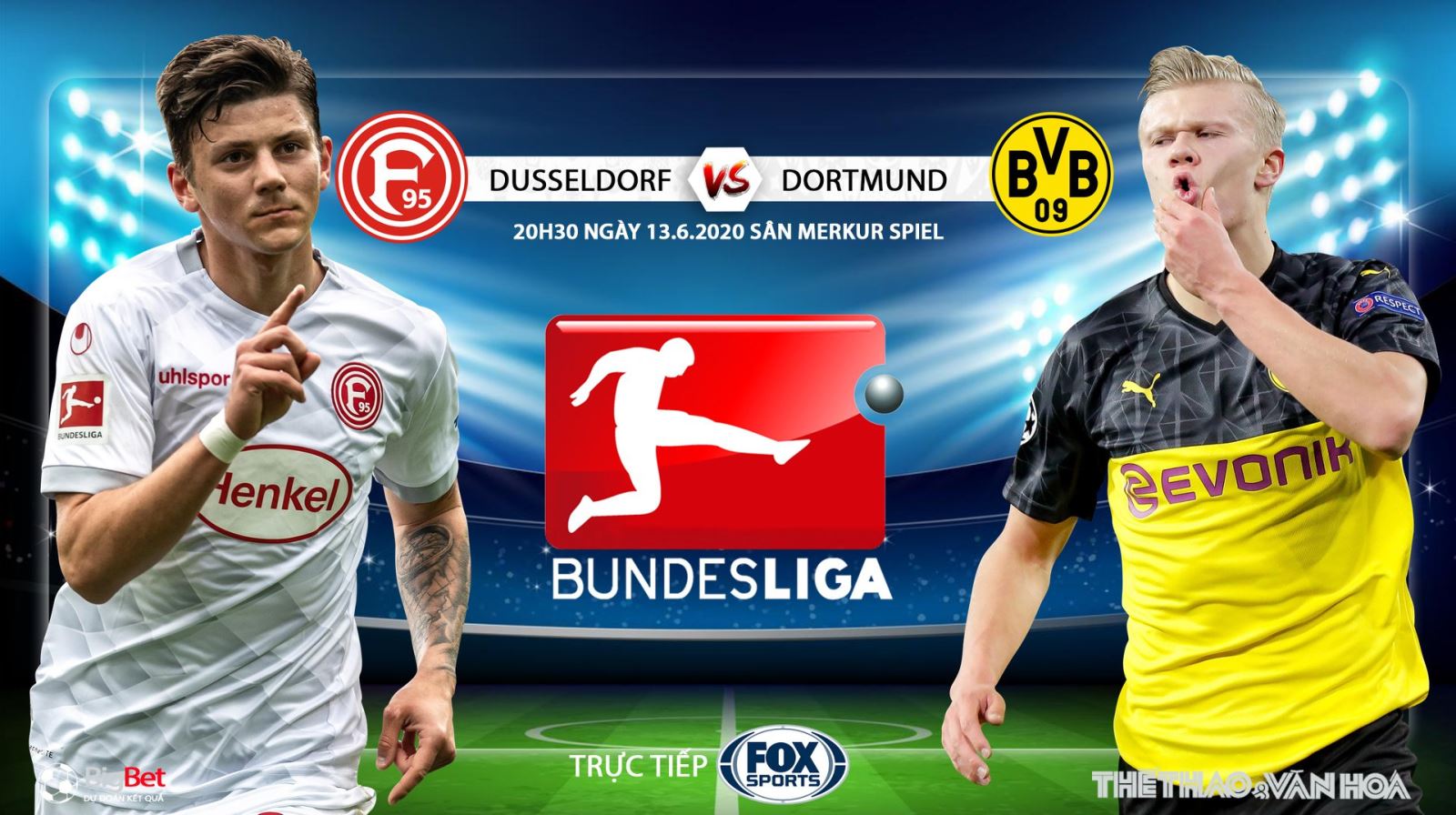 Nhận định bóng đá nhà cái Dusseldorf vs Dortmund. Trực tiếp bóng đá vòng 31 Bundesliga. FOX Sports 