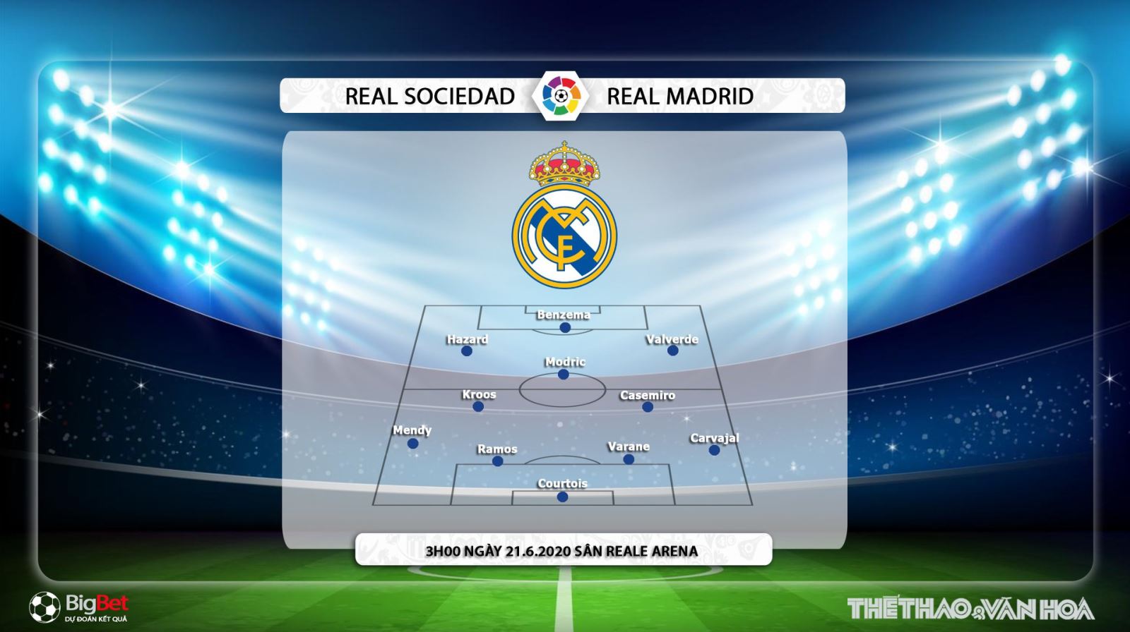 Keo nha cai, Nhận định kết quả, Sociedad vs Real Madrid, Trực tiếp bóng đá Vòng 30 La Liga, Real Madrid đấu với Sociedad, BĐTV, Trực tiếp BĐTV, bóng đá TBN, Kèo Real Madrid