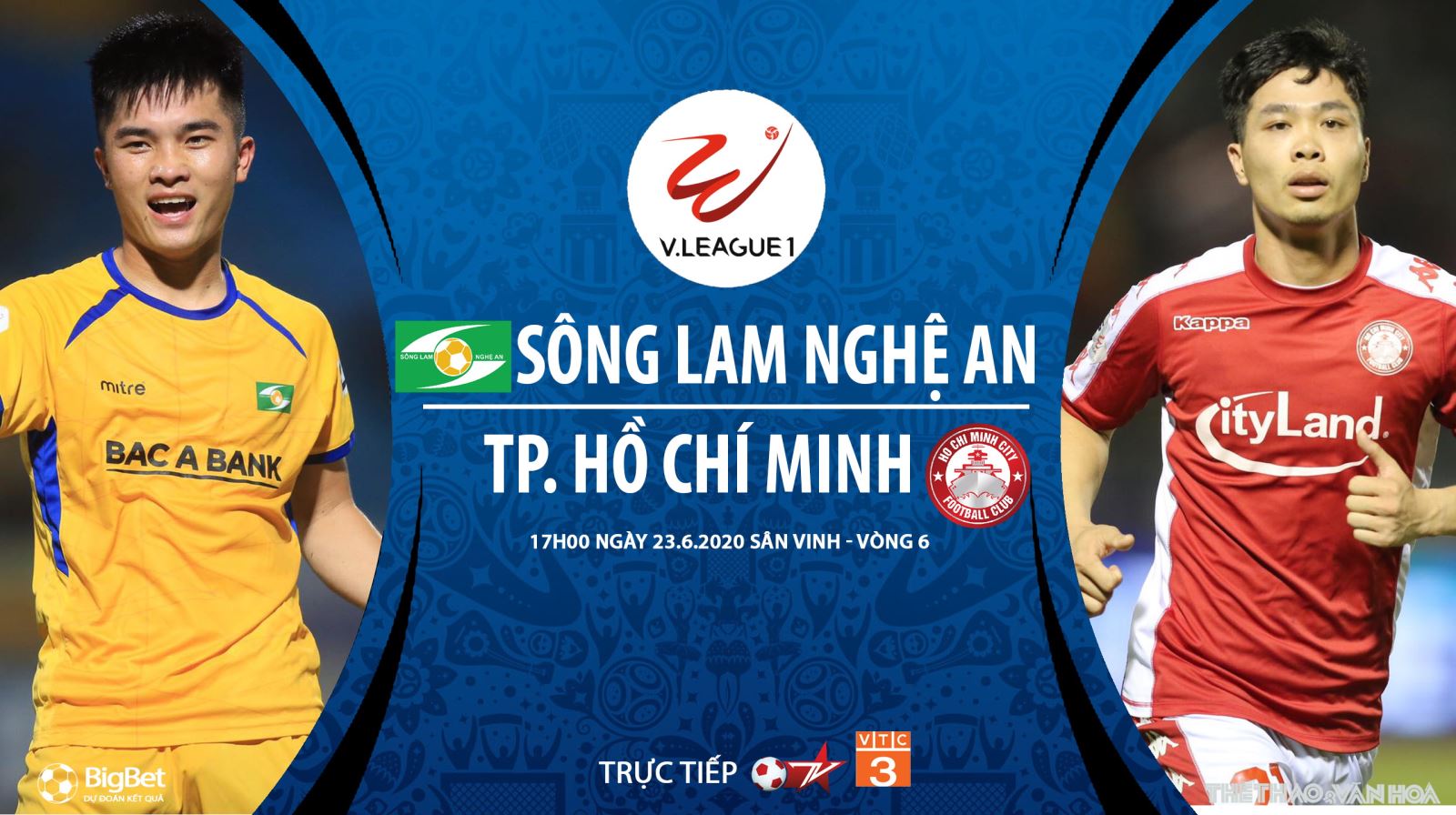 Nhận định bóng đá bóng đá SLNA vs TP.HCM. Trực tiếp bóng đá V-League vòng 6