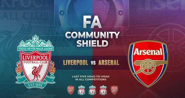 Arsenal vs Liverpool, trực tiếp Arsenal vs Liverpool, trực tiếp bóng đá, siêu cúp anh, arsenal, liverpool