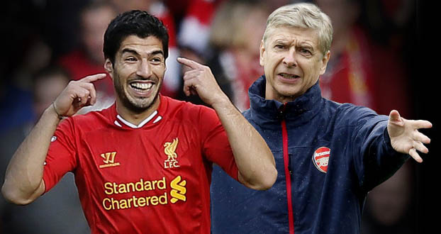 Arsene Wenger, Wenger, Arsenal, Luis Suarez, Liverpool, bóng đá, bong da, bóng đá anh, lịch thi đấu