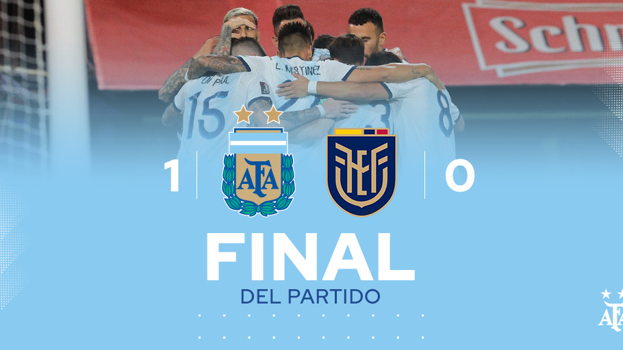 Argentina 1-0 Ecuador: Messi giúp Argentina thắng trận đầu vòng loại World Cup 2022